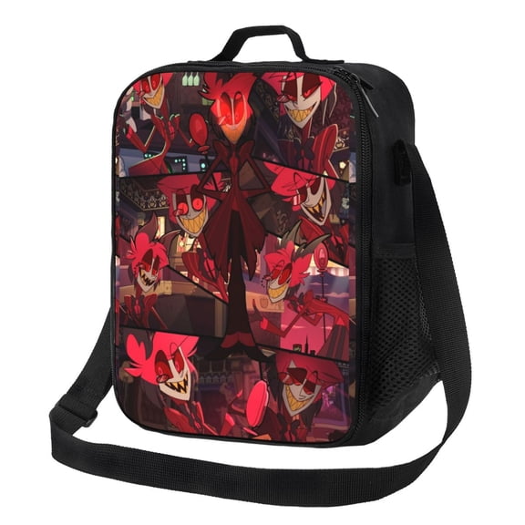 Hazbin Hotel Lunch Bag Lunch Box Lightweight Durable Lunch Tote Bag Portable Reusable Lunch Box Tote For Work Sport Picnic Camping