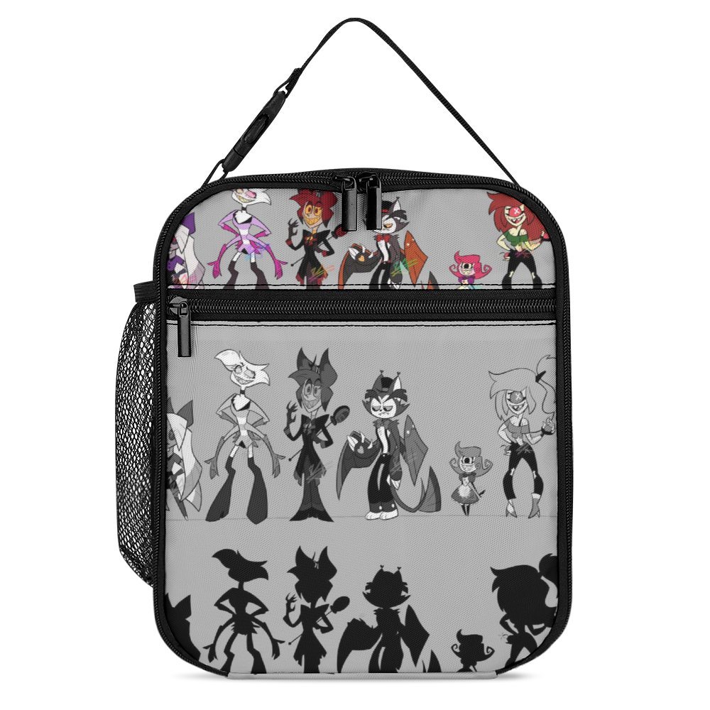 Hazbin Hotel Lunch Bag Portable Insulated Lunchbag Lunch Box Cooler