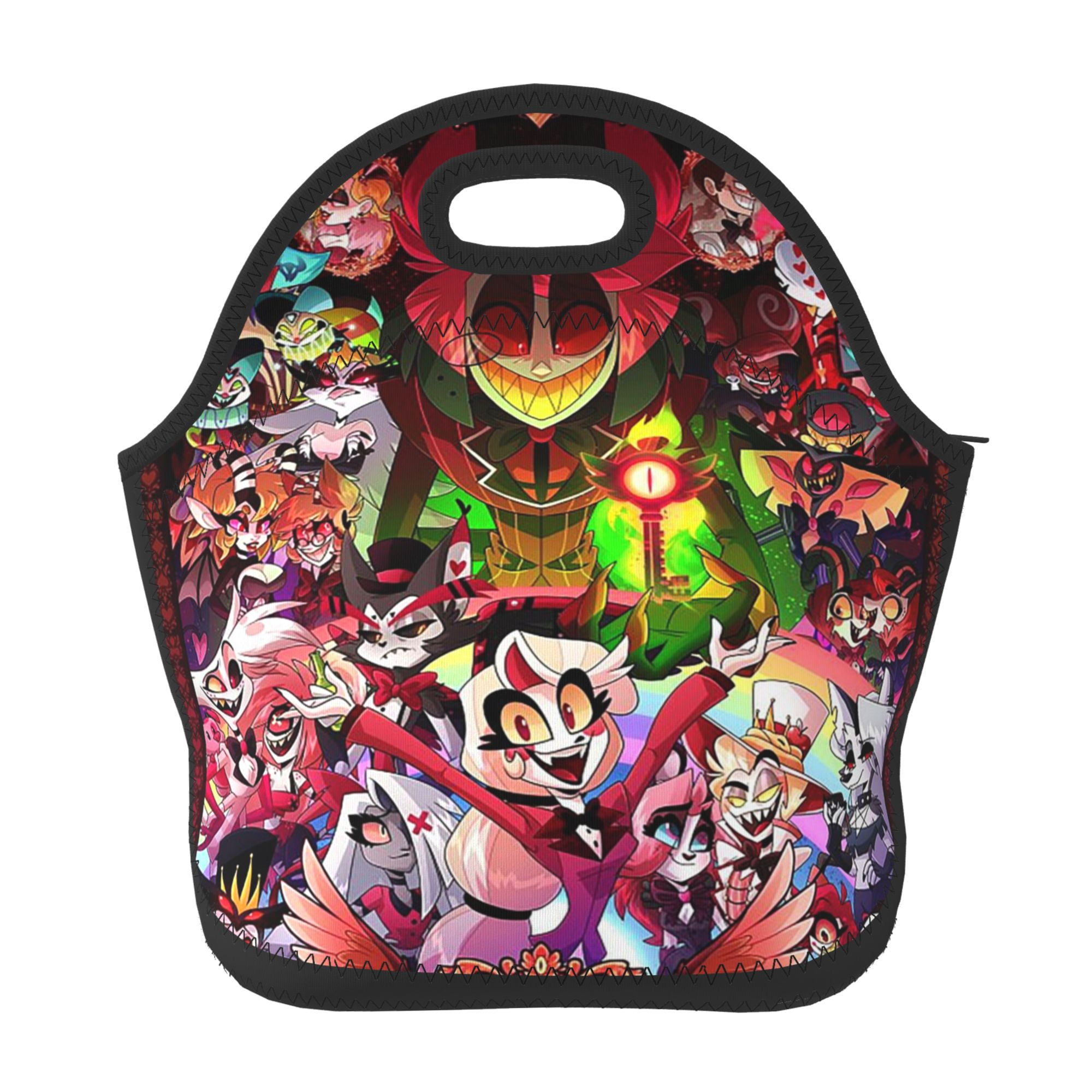 Hazbin Hotel Lunch Bag Tote Bag Insulated Lunch Box Picnic Bento Bag