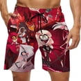 thumbnail image 1 of Hazbin Hotel Mens Board Shorts Quick Dry Swim Trunk Lightweight Soft Swimsuit Bathing Suit for Boys XL, 1 of 8