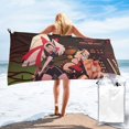 thumbnail image 1 of Hazbin Hotel Microfiber Beach Towel, 27.5"x55" Oversized Sand Free Travel Towels Quick Dry Swimming Towel, Lightweight Camping Towel Super Absorbent Pool Towel for Vacation Essentials Gift, 1 of 7