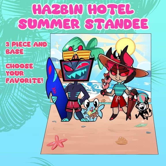 Hazbin Hotel Mini Summer Standee (1 standee)