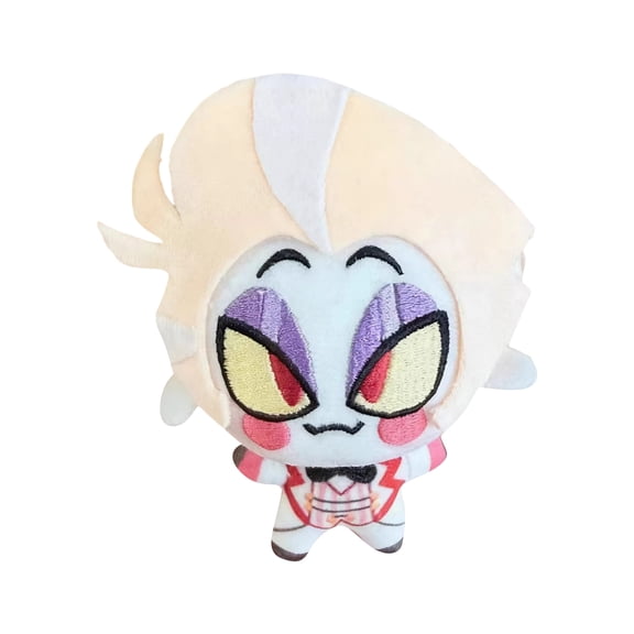 Hazbin-Hotel Plush Doll, 3.93'' Anime Merch Character Doll, Mini Soft Stuffed Doll for Boys Girls Adults, Cute Decorative Doll for Fans Collection, Birthday Holiday Gift - B