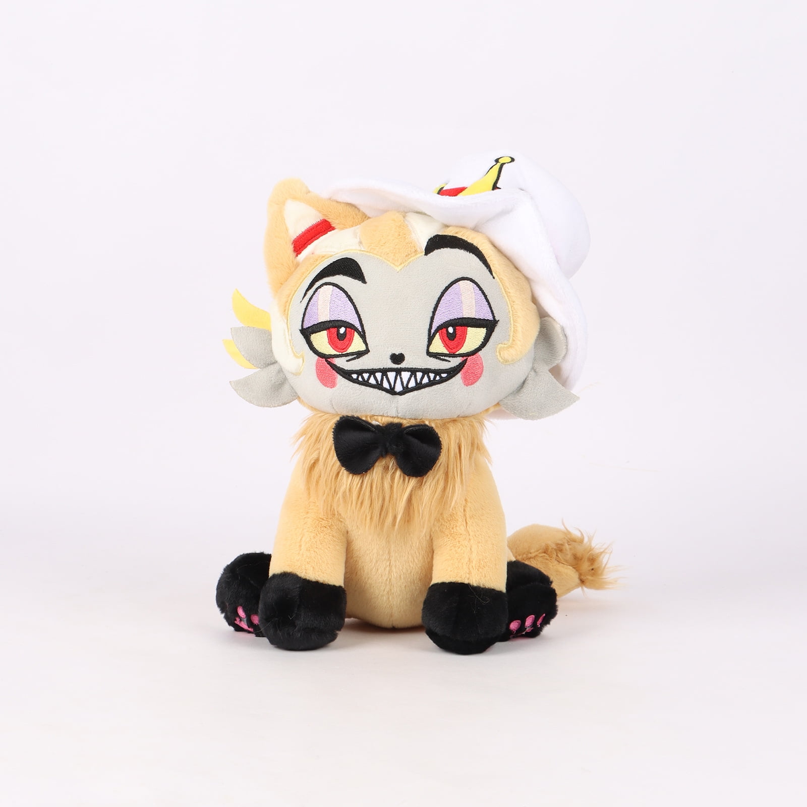 Hazbin Hotel Plush Set, Soft Husk Meow and Lucifer Meow Plushies Pillow ...