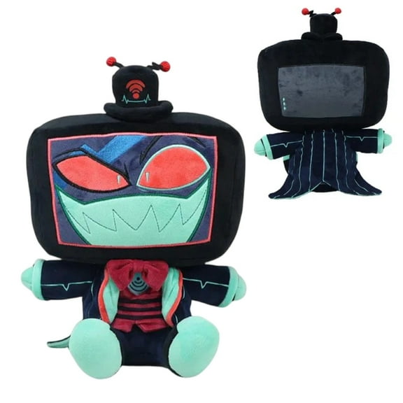 Hazbin Hotel Plush Vox, Cool Anime Peripheral Doll, Soft Character Doll for Adults, Birthday, Cartoon Game Lovers Gift, Christmas Gift Alastor