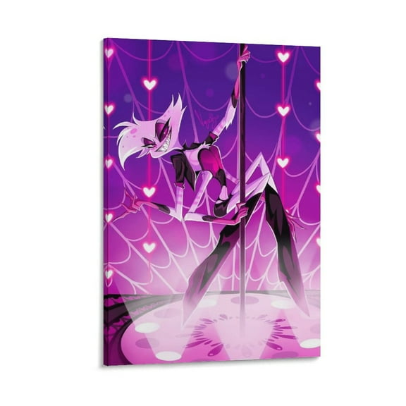 Hazbin Hotel Poster Angel Anime Dust Canvas Posters Art Poster Canvas Painting Decor Wall Print Photo Gifts Home Modern Decorative Posters 12x18inch(30x45cm)