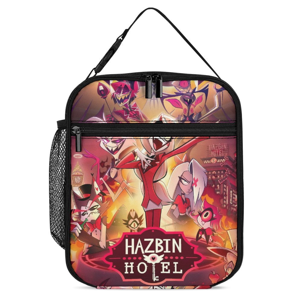 Hazbin Hotel Poster Lunch Bag Portable Insulated Lunchbag Lunch Box