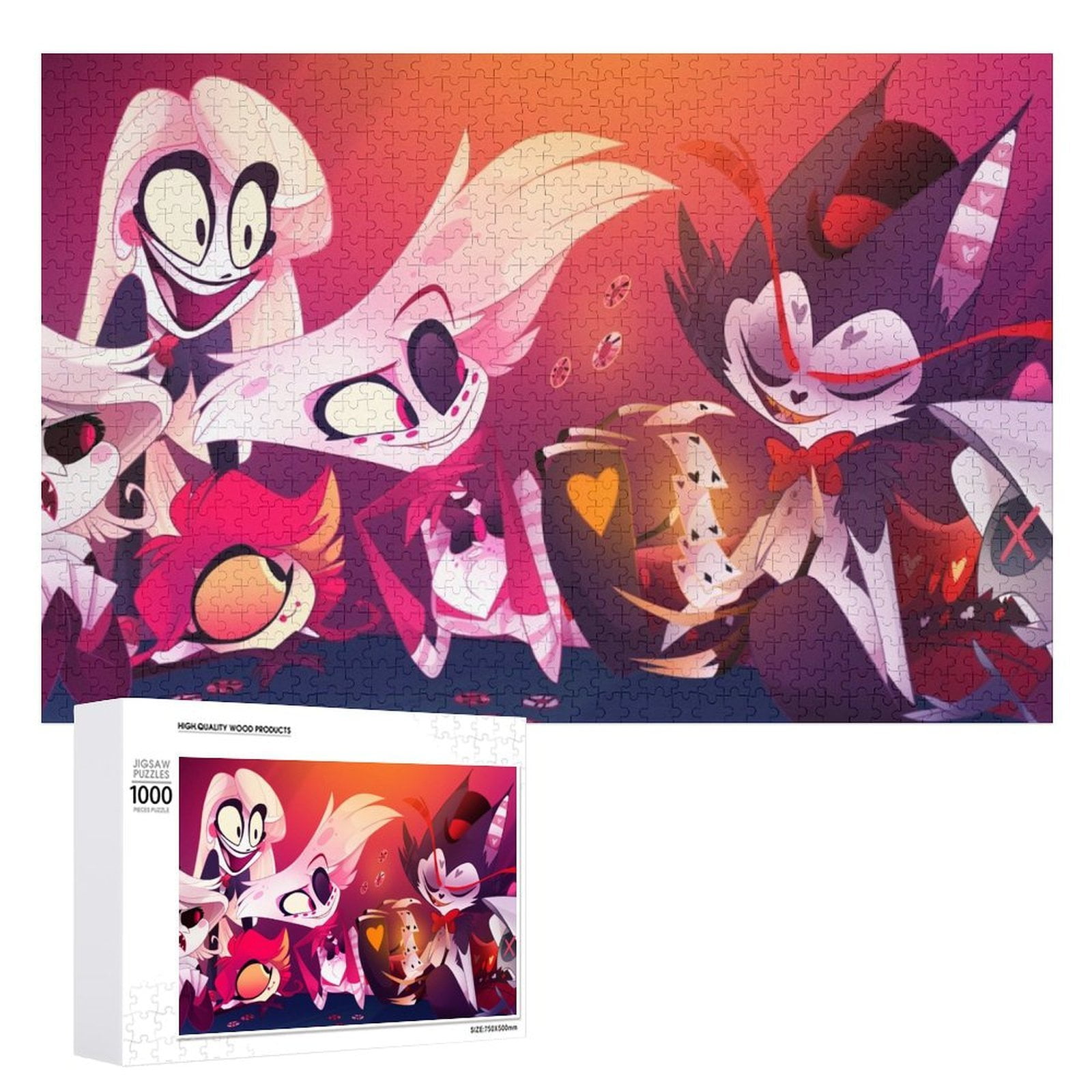 HAZBIN HOTELネオンアラスター 1000ピース パズル Hazbin Hotel Puzzle - 1000 PCS Jigsaw Puzzle - Walmart.com