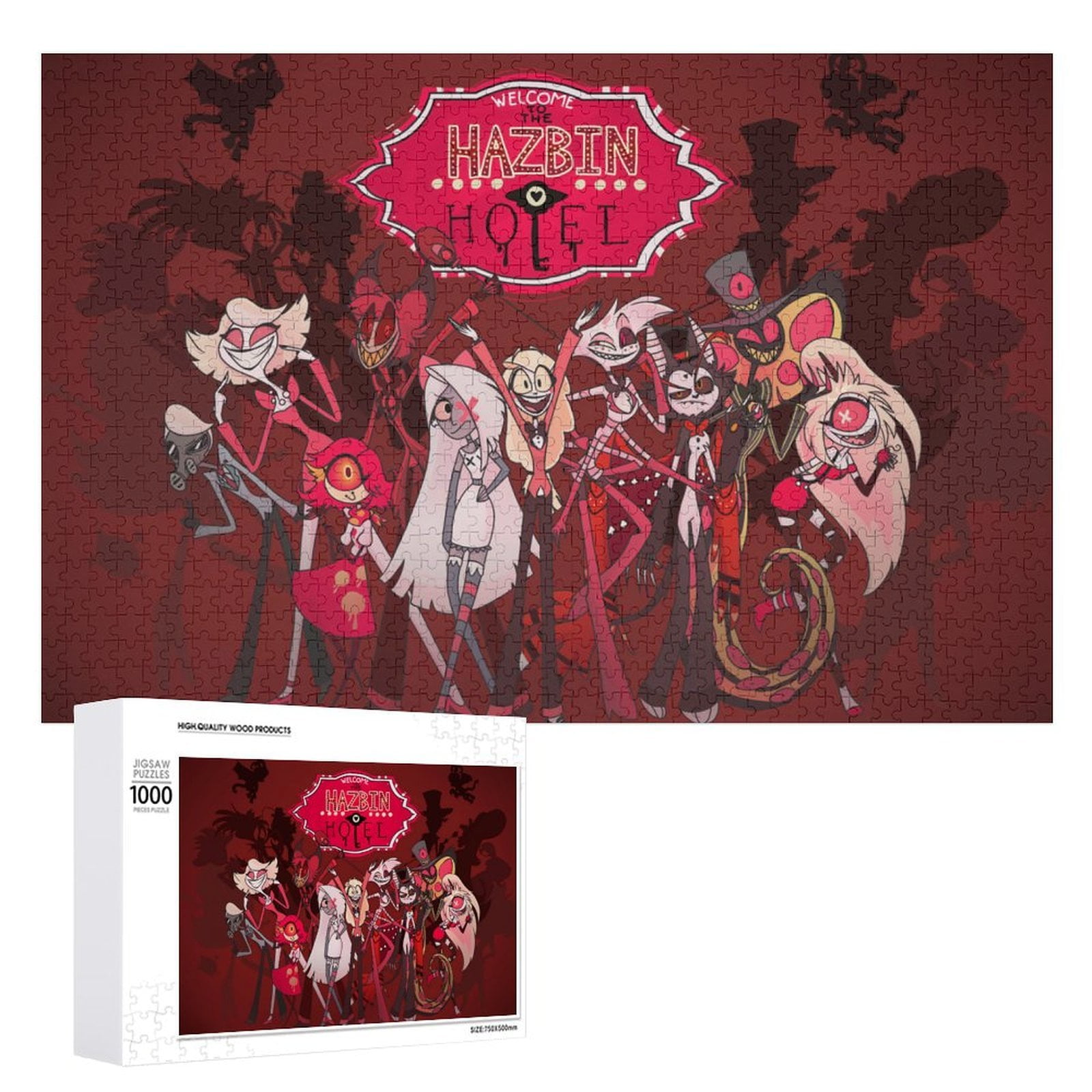 Hazbin Hotel Puzzle - 1000 PCS Jigsaw Puzzle - Walmart.com