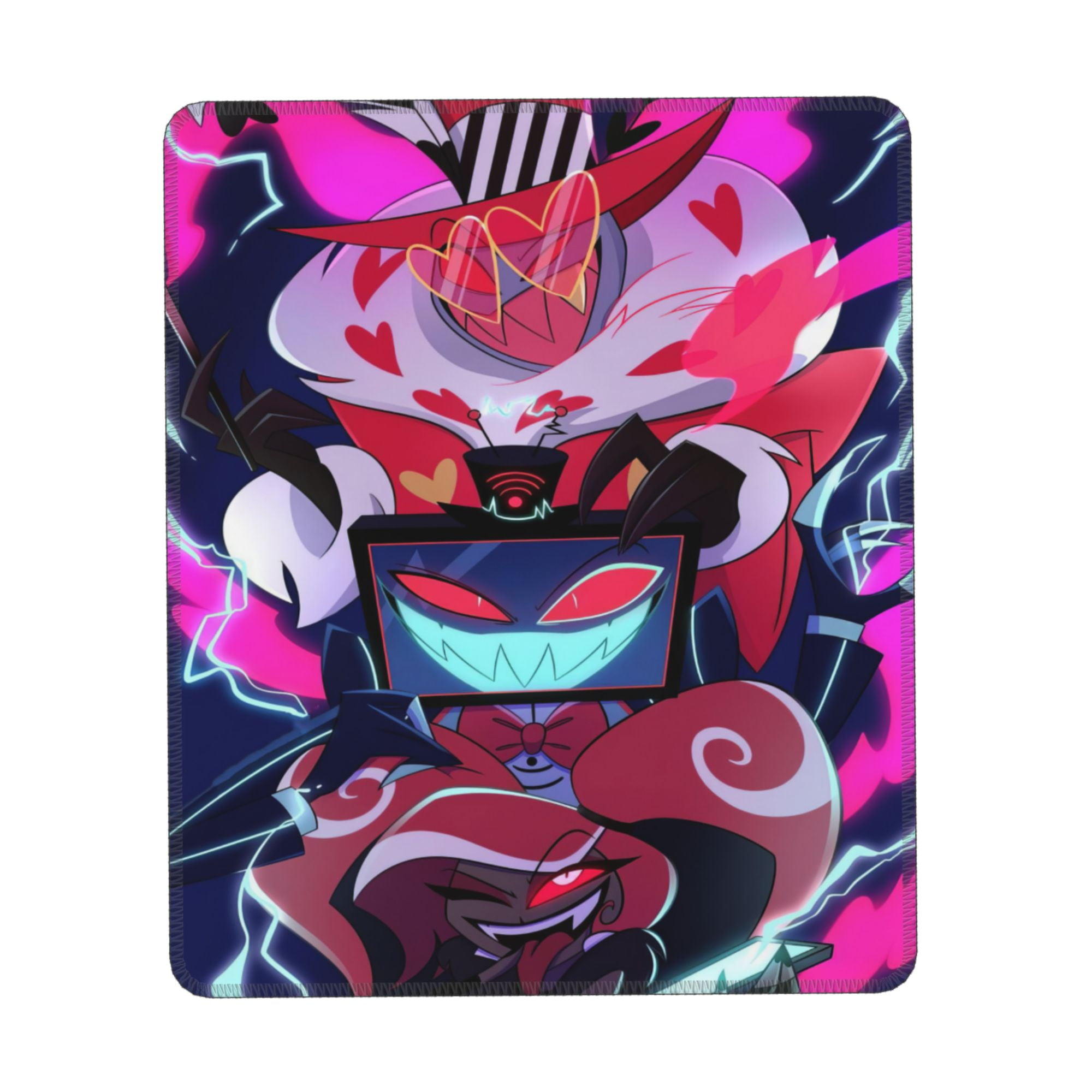 Hazbin Hotel Rubber Lock Edge Mouse Pad (Vertical) Office Mouse Pad ...