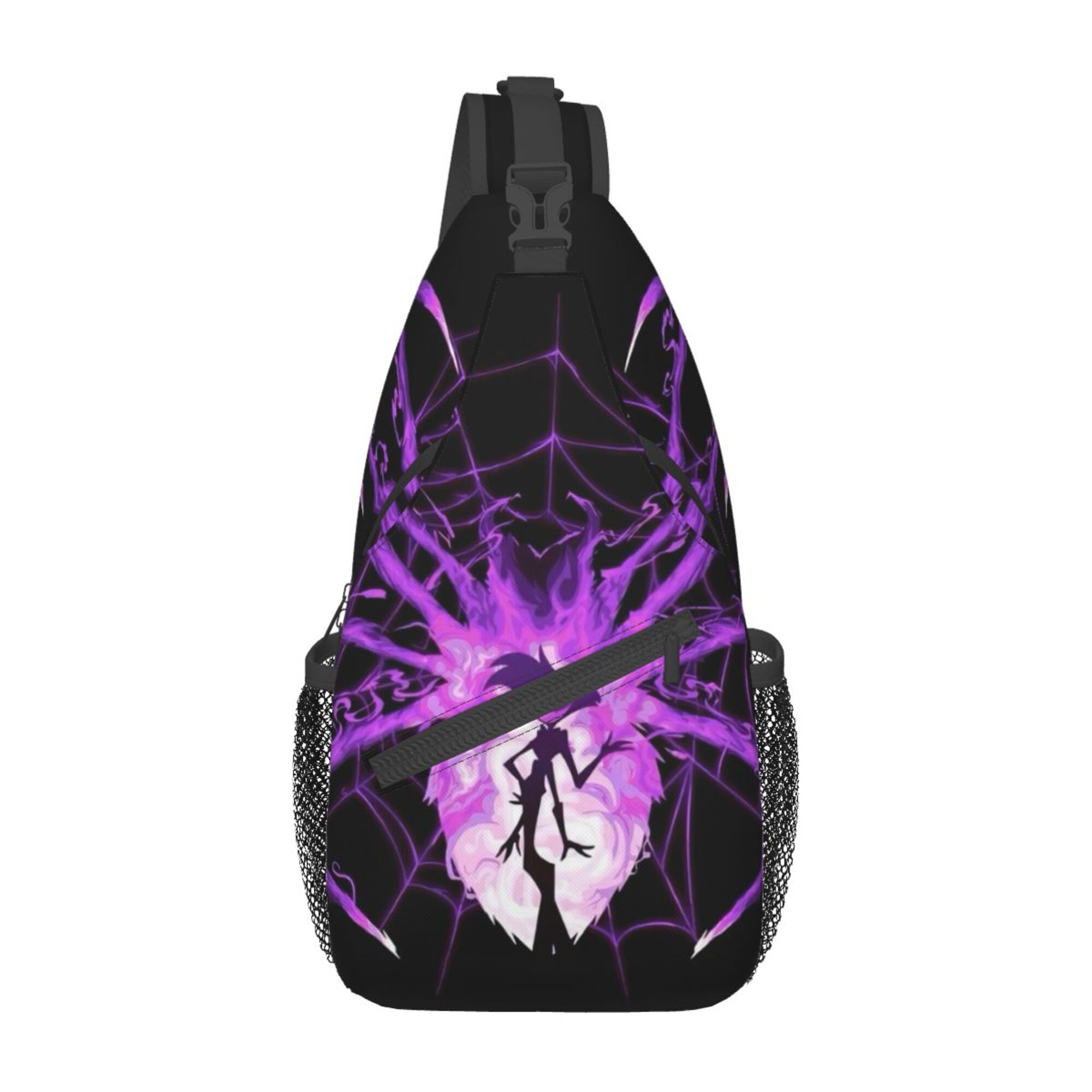 Retro Skulls Crossbody Sling Bag - Lightweight Chest Backpack For Travel, Hiking & Day Use - View #9