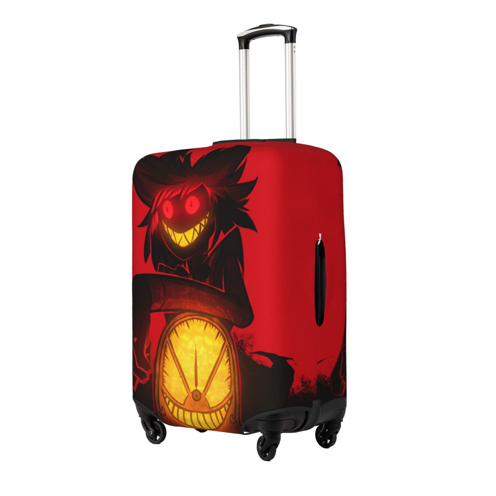 Hazbin Hotel Suitcase Cover With Concealed Zipper Luggage Cover