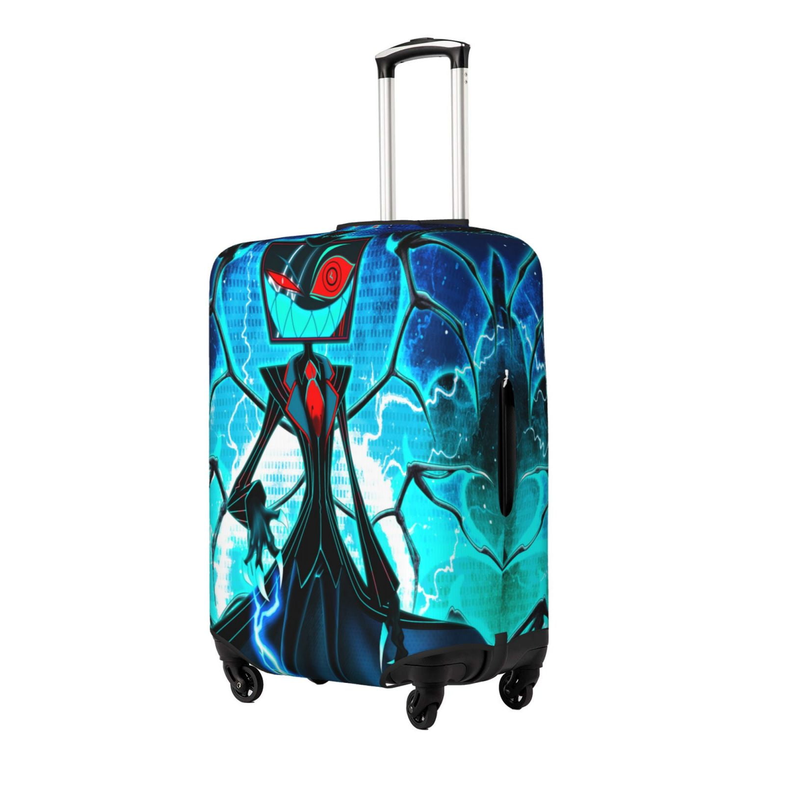 Hazbin Hotel Suitcase Cover With Concealed Zipper Luggage Cover