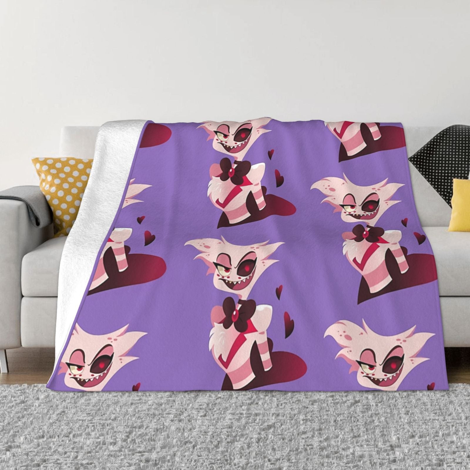 Hazbin Hotel Super Soft Flannel Fleece Blankets, For Toddlers, Boys And