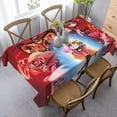 thumbnail image 1 of Hazbin Hotel Tablecloth Rectangular Table Cover Decor Reusable Kitchen Dining Room Home Party Table Cloth 35x55in, 1 of 8