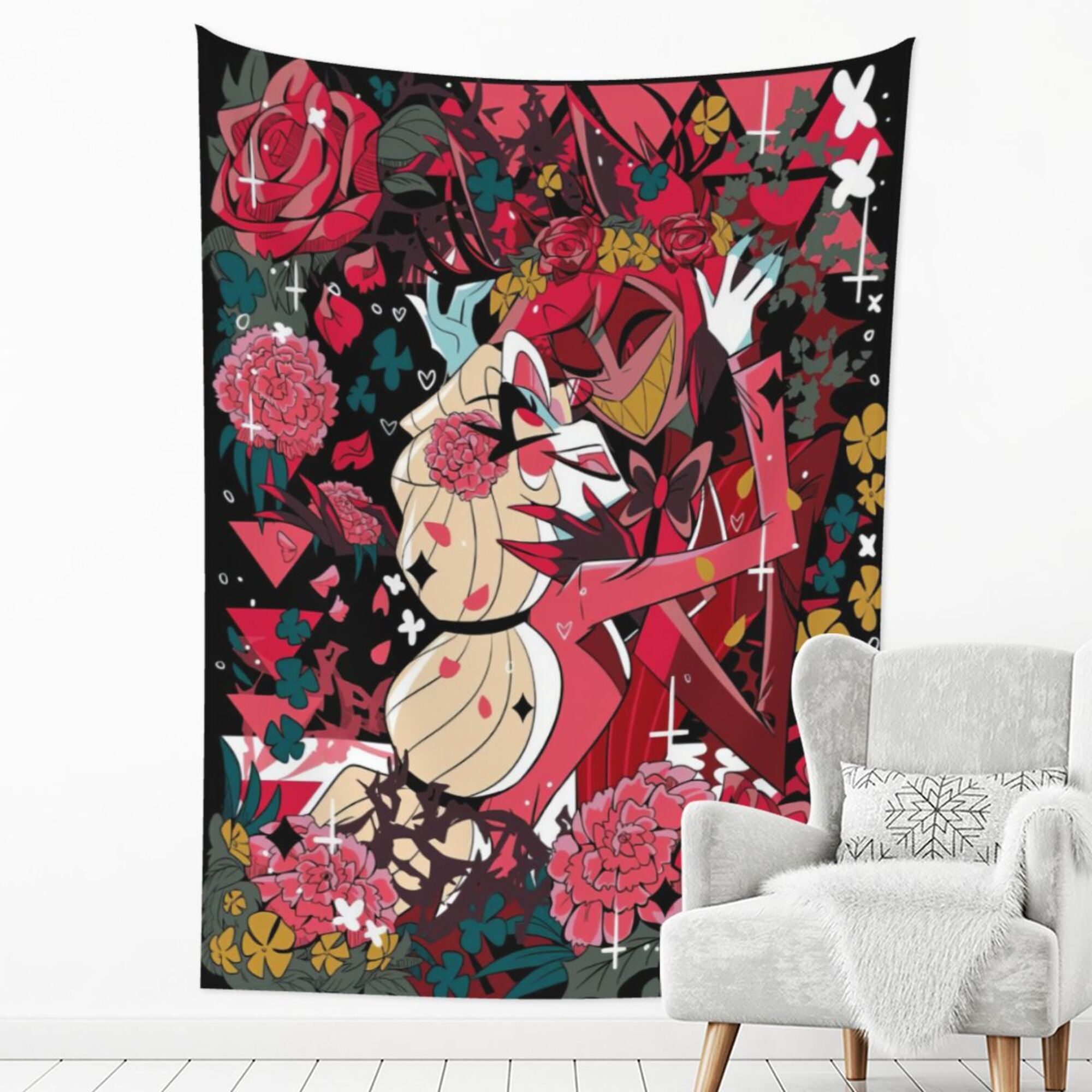 Custom Photo Tapestry - Personalized Bedroom & Living Room Wall Decor, Horizontal Print For Birthdays, Mother's Day, Father's Day