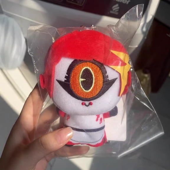 Hazbin Hotel Vox Plush Doll, 10cm Soft Stuffed Character Plushie for Collection