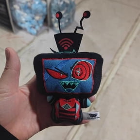 Hazbin Hotel Vox Plush Doll, 10cm Soft Stuffed Character Plushie for Collection