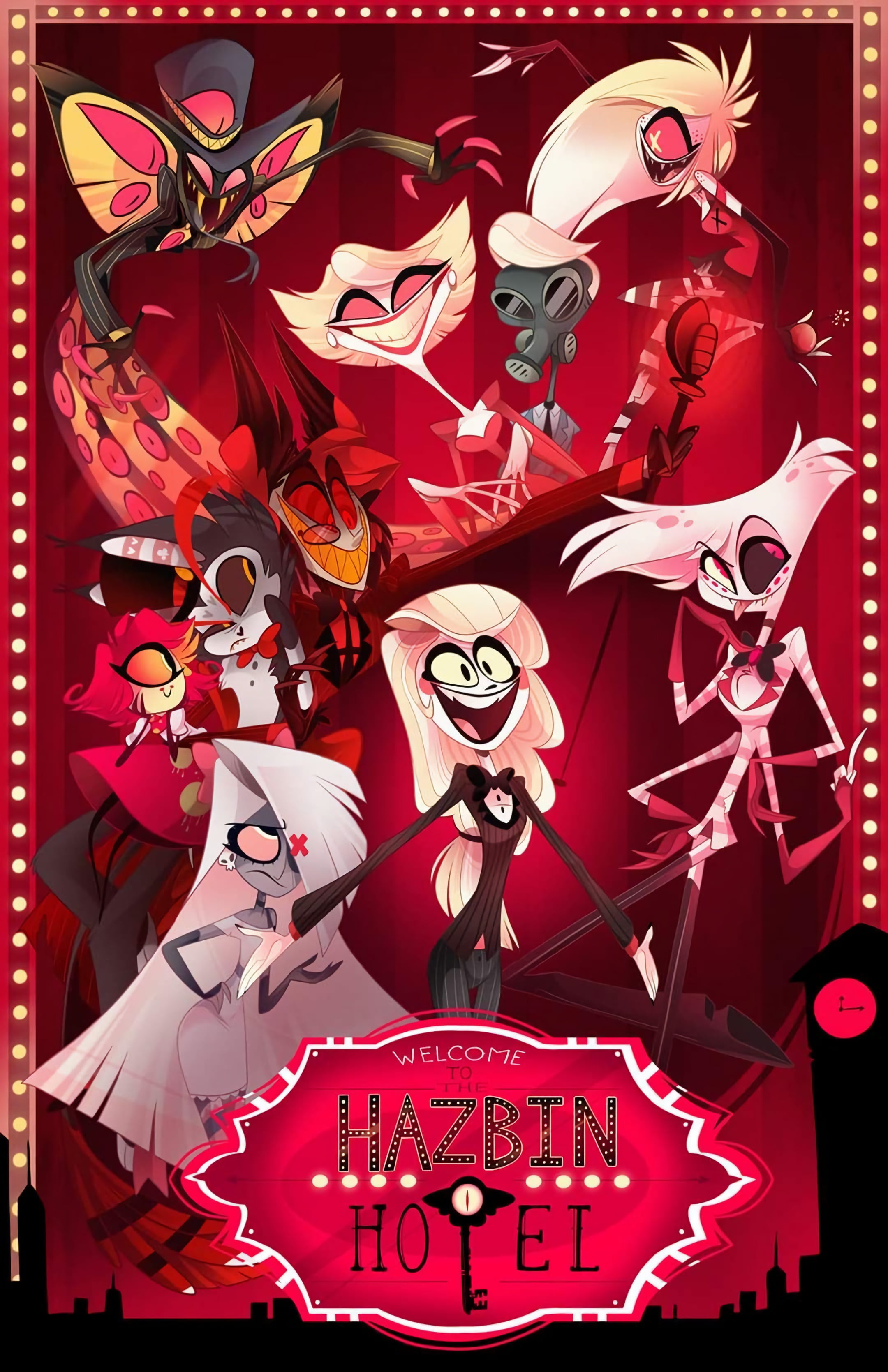 Hazbin Hotel Wall Art Print Poster Home Decor Premium -poster Frameless Gift 12 x 18 inch(30cm x 46cm)