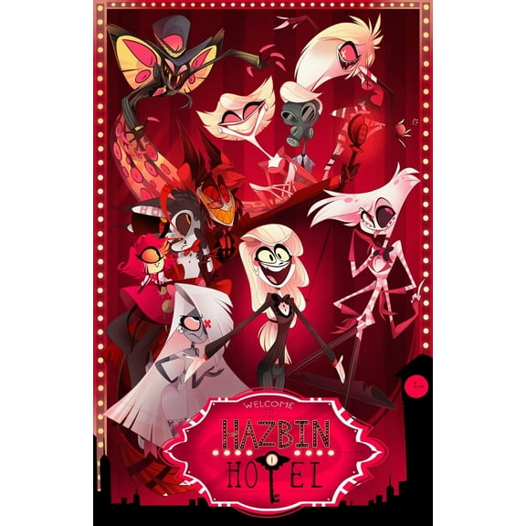 Hazbin Hotel Wall Art Print Poster Home Decor Premium -poster Frameless Gift 12 x 18 inch(30cm x 46cm)