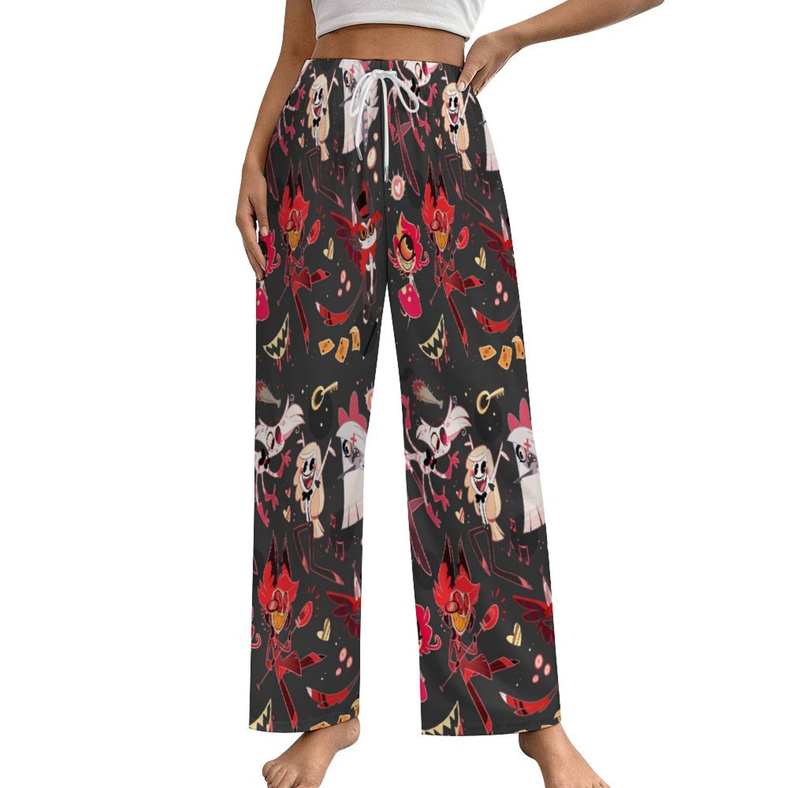 Hazbin Hotel Womens Comfy Pajama PJ Pants Lounge Pants Sleepwear ...
