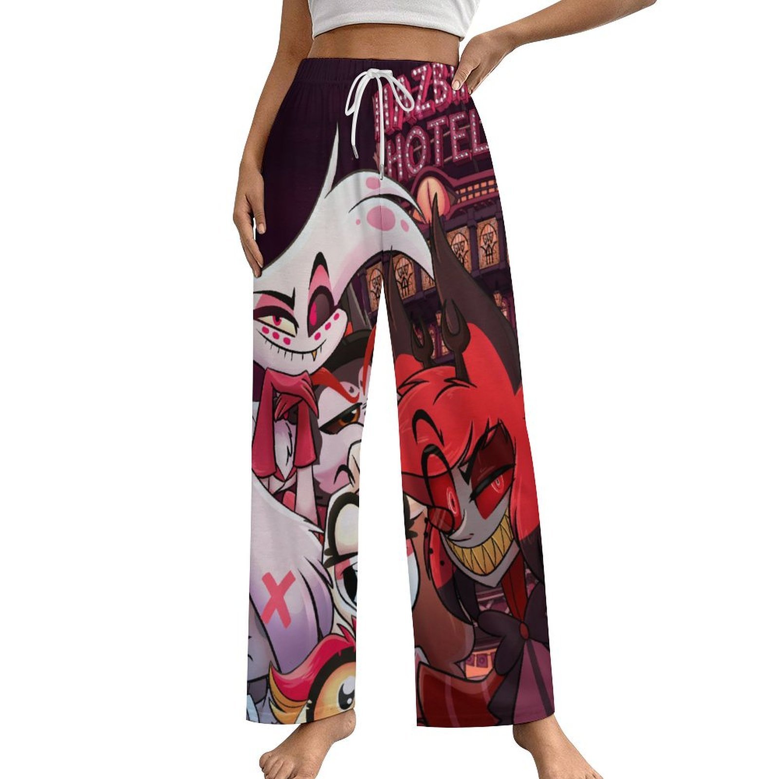 Hazbin Hotel Womens Comfy Pajama PJ Pants Lounge Pants Sleepwear ...