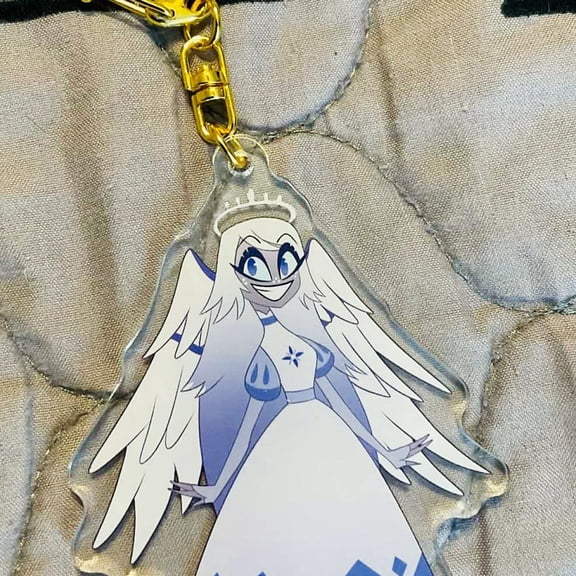 Hazbin Hotel insp. Emily Acrylic Keychain charm, 3