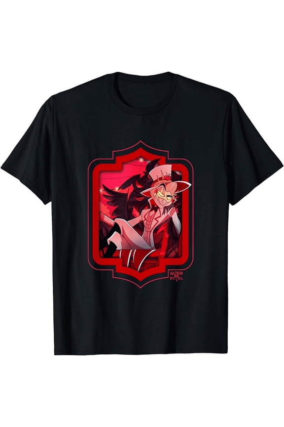 Hazbins Hotels T-Shirts Short Sleeves Casual Streetwear Unisex Tops Tees Round Neck T-shirt