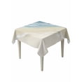 thumbnail image 1 of Haze Blue Beach Coastal Table Cloth, Waterproof Tablecloth for Square Tables, Summer Ocean Nautical Seaside Reusable Washable Fabric Table Cover for Restaurant Kitchen Dining Tables 54"x54", 1 of 9
