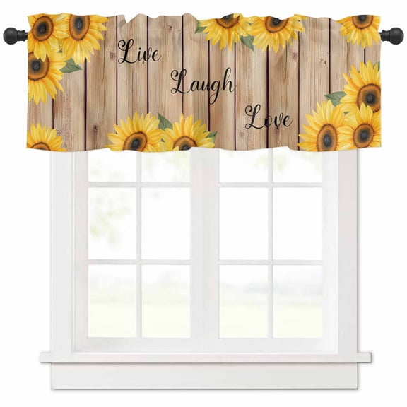 Haze Blue Grey Stripe Valances for Windows Farmhouse Kitchen Curtains Valances Rod Pocket Valance Curtains for Kitchen Windows Modern Art Horizontal Striped Window Valances for Bathroom 42"x18"