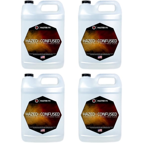 Hazed and Confused Standard Water-Based Haze Fluid - 4 Gallon Case