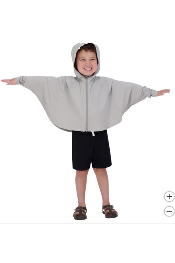 Unisex Kids' UV Sun Shield 2T-4T Grey