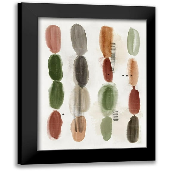 Hazel J 19x24 Black Modern Framed Museum Art Print Titled - Stacked Pallets I