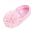 thumbnail image 1 of Hazel Tech Autumn child Girl Shallow Princess Shoes Newborn Flower Satin Shoes Soft Sole Toddler Infant Shoes First Walker, 1 of 5