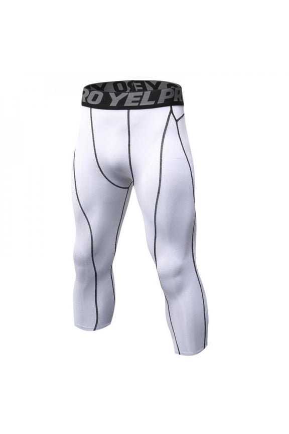 -Men's Compression Pants Long Pants Cool Dry Sports Baselayer Running Workout Active Tights Leggings Shorts Tights Running Pants quick dry pants Plus Size