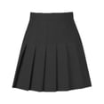 thumbnail image 1 of Hazel Tech-Mini Pleated Skirt High Waisted Skater Tennis Skirts Golf Skort High Waist Plain Skater Ruffle Mini Drawstring Skirts Mini Skater Skirt, 1 of 6
