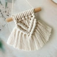 thumbnail image 1 of Hazel Tech Mini Skirt Macrame Tapestry Wall Hanging Boho Decoration Nursery Home Dorm Apartment Bedroom Headboard Ornament New Year Gift, 1 of 5