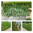 thumbnail image 1 of Hazel Tech Retractable Artificial Green Leaf Fence, Outdoor Courtyard Fence, Decorative Leaves To Block Plants, 1 of 6