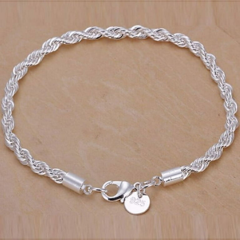 SILVER925 TWIST CHAIN BRACELET/シルバー/ブレス TWIST CHAIN BRACELET - SILVER