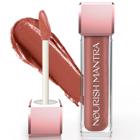 Hazelnut Brown Matte Lipstick, SPF 15, Smooth Finish, Vegan & Cruelty-Free