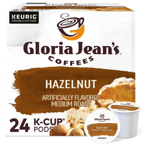 Hazelnut Coffee, Keurig K-Cup Pod, Medium Roast, 24 Count
