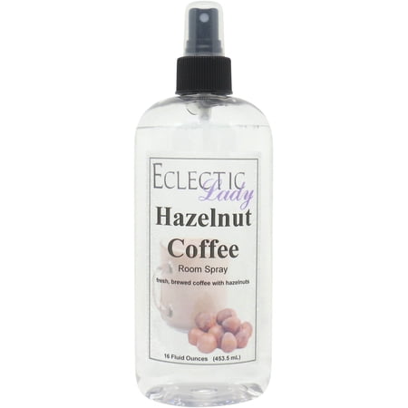 Hazelnut Coffee Room Spray by Eclectic Lady, 16 Ounces, Fragrant Aromatic Room Mist For Home, Room, Office