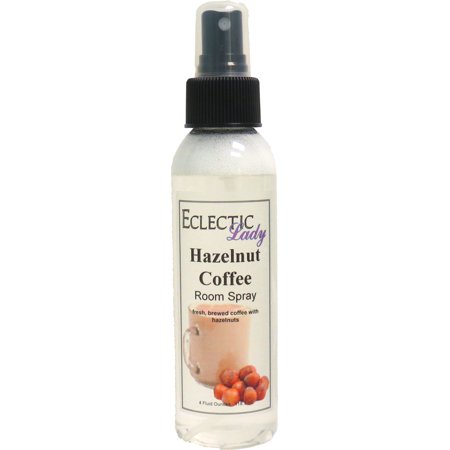 Hazelnut Coffee Room Spray by Eclectic Lady, 4 Ounces, Fragrant Aromatic Room Mist For Home, Room, Office