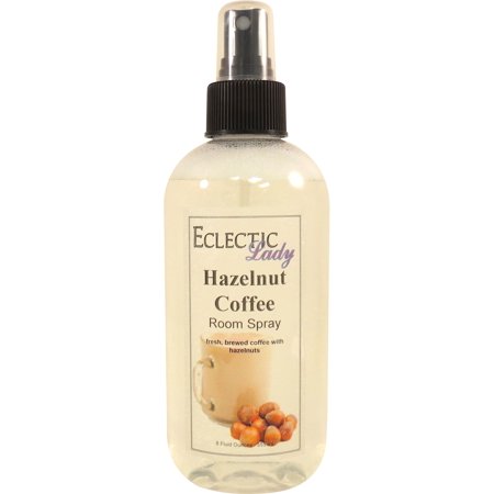 Hazelnut Coffee Room Spray by Eclectic Lady (Double Strength), 8 Ounces, Fragrant Aromatic Room Mist For Home, Room, Office