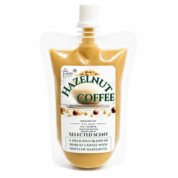 Hazelnut Coffee Squeezable Wax Melt Long Lasting Fragrance Wax