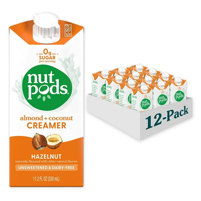 Hazelnut Creamer Unsweetened Non Dairy Creamer Made from Almonds and