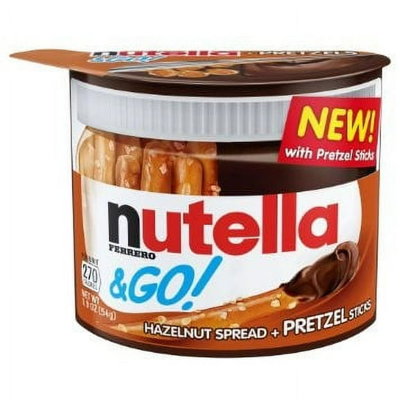 Hazelnut Spread and Pretzel Sticks (Pack of 4)