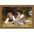 thumbnail image 1 of Hazelnuts 40x28 Large Gold Ornate Wood Framed Canvas Art by William Adolphe Bouguereau, 1 of 2