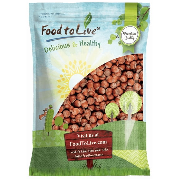 Hazelnuts in Shell, 6 Pounds Unsalted, Unroasted, Keto, Vegan, Kosher, Bulk Nuts by Food to Live