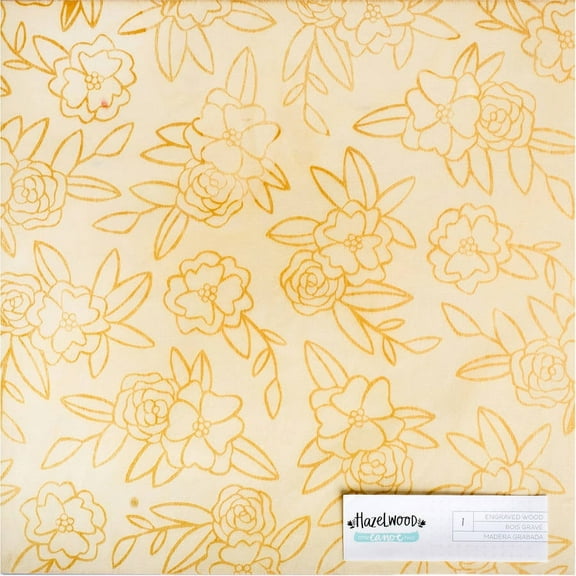 Hazelwood Engraved Wood Specialty Paper 12"X12"-